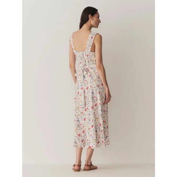 Doen ASCELLA DRESS
IN BLANC FLOWERING MEADOW Small - Picture 4 of 10